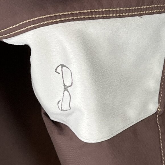 Ariat Tek Button Down Shirt Mens Med Brown  Performance Heat Series Button Up - Picture 10 of 10